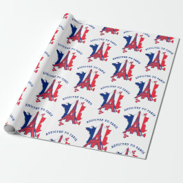 パリエッフェルタワー中毒 ラッピングペーパー