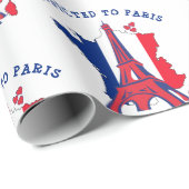 パリエッフェルタワー中毒 ラッピングペーパー (ロールコーナー)