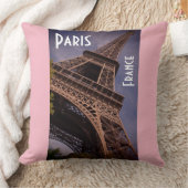 パリエッフェルタワー有名なランドマーク写真 クッション (ブランケット)