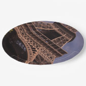 パリエッフェルタワー有名なランドマーク写真 ペーパープレート (アングル)