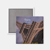 パリエッフェルタワー有名なランドマーク写真 マグネット (正面/裏面)