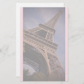 パリエッフェルタワー有名なランドマーク写真 便箋 (正面/裏面)