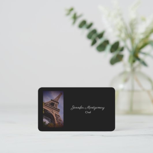 パリエッフェルタワー有名なランドマーク写真 名刺 (スタンド正面)