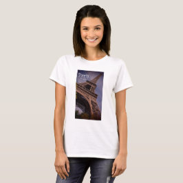 パリエッフェルタワー有名なランドマーク写真 Tシャツ