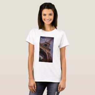 パリエッフェルタワー有名なランドマーク写真 Tシャツ