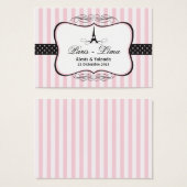 パリエッフェルタワー結婚式の引き出物ラベル (正面&裏面)