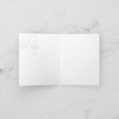 パリエッフェルタワー自転車ランプ折り畳み ノートカード (内部)