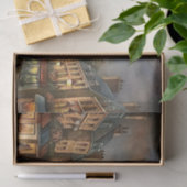 パリエッフェルタワー通りシーンデクページ 薄葉紙 (ギフト)