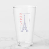 パリエッフェルタワー タンブラーグラス (裏面)