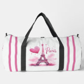 パリエッフェルタワー&ハート ダッフルバッグ (正面)