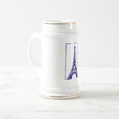 パリエッフェルタワー ビールジョッキ (正面左)