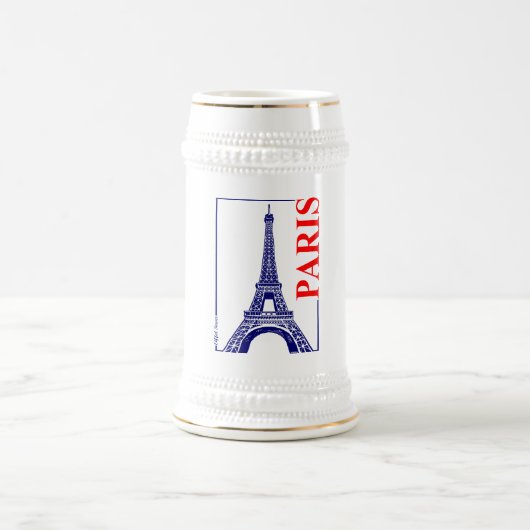 パリエッフェルタワー ビールジョッキ (中央)