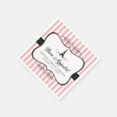 パリエッフェルタワー |ブライダルシャワー スタンダードカクテルナプキン (角)