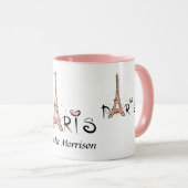 パリエッフェルタワー マグカップ (正面右)