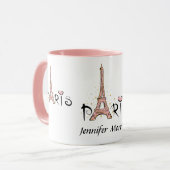 パリエッフェルタワー マグカップ (正面左)