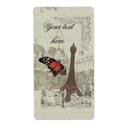 パリエッフェルタワー ラベル