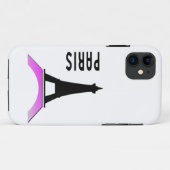 パリエッフェルタワー Case-Mate iPhoneケース (裏面(横))