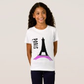 パリエッフェルタワー Tシャツ (正面フル)