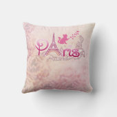 パリエッフェルタワーIラブパリキャット クッション (裏面)