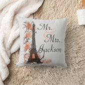 パリエッフェルタワーMr.カスタムウェディングピロー クッション (ブランケット)