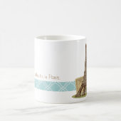 パリエッフェル塔のコーヒー茶チョコレートマグ コーヒーマグカップ (中央)