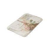 パリエッフェル塔のピンクのバラのBathの敷物 バスマット (アングル)