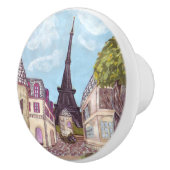 パリエッフェル塔の刺激を受けたな景色の引出しのノブ セラミックノブ (右)