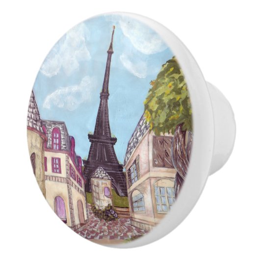 パリエッフェル塔の刺激を受けたな景色の引出しのノブ セラミックノブ (右)
