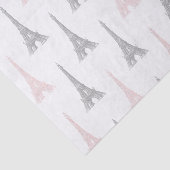 パリエッフェル塔の白いピンクの灰色のティッシュペーパー 薄葉紙 (詳細)