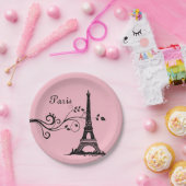 パリエッフェル塔の紙皿 ペーパープレート (パーティー)