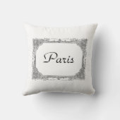 パリエッフェル塔の蝶枕 クッション (裏面)