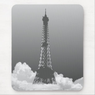 パリエッフェル塔は雲のマウスパッドで浮かびます マウスパッド