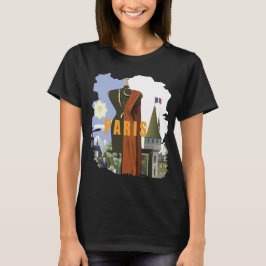 パリエッフェル塔ファッション旅行Tシャツ Tシャツ