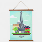 パリエッフェル塔 吊り下げ型タペストリー (正面2)
