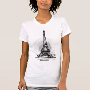 パリエッフェル塔 Tシャツ
