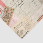 パリエフエラフランスのヴィンテージピンクベージュデクページ 薄葉紙 (詳細)