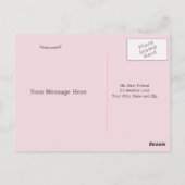 パリエレガントエッフェルタワーはがき ポストカード (裏面)