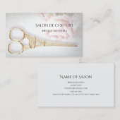 パリエレガントサロンバラフローラ美容師 名刺 (正面/裏面)