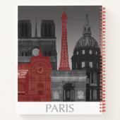 パリエレベーションズバイナイト – レッド ノートブック (裏面)