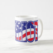 パリオットアメリカ国旗 コーヒーマグカップ (正面右)
