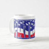 パリオットアメリカ国旗 コーヒーマグカップ (正面左)