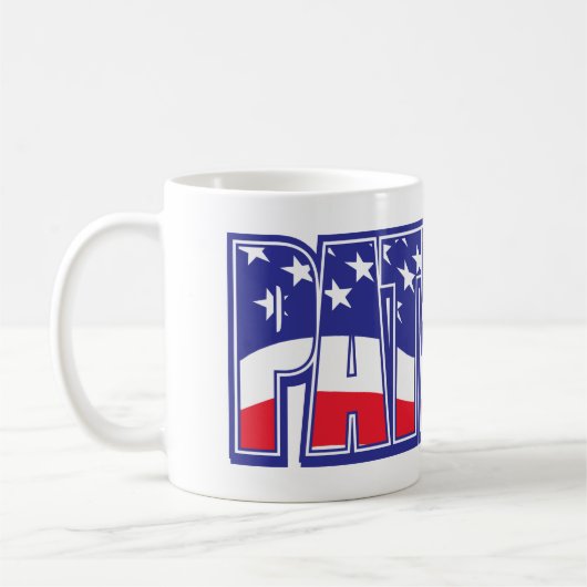 パリオットアメリカ国旗 コーヒーマグカップ (左)