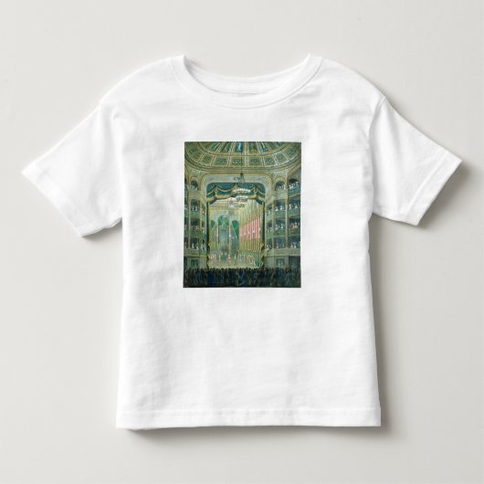パリオペラのステージの眺め トドラーTシャツ (正面)