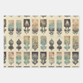 パリオララヴィンテージパターン ラッピングペーパーシート (正面2)