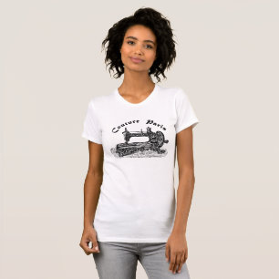 パリオートクチュール-アンティークヴィンテージ裁縫機 Tシャツ