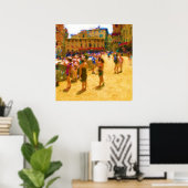 パリオ・イン・シエナ ポスター (ホームオフィス)