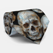 パリカタコムズスタックスカルハロウィンネックタイ ネクタイ (ロール)