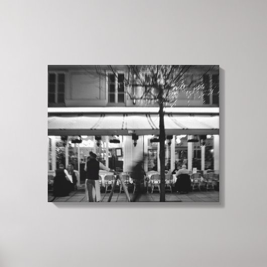 パリカッコいいのライフスタイルと文化 キャンバスプリント (正面)