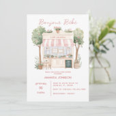 パリカフェアフタヌーンベビーシャワー 招待状 (スタンド正面)