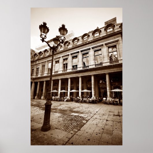 パリカフェシーン(III) ポスター (正面)